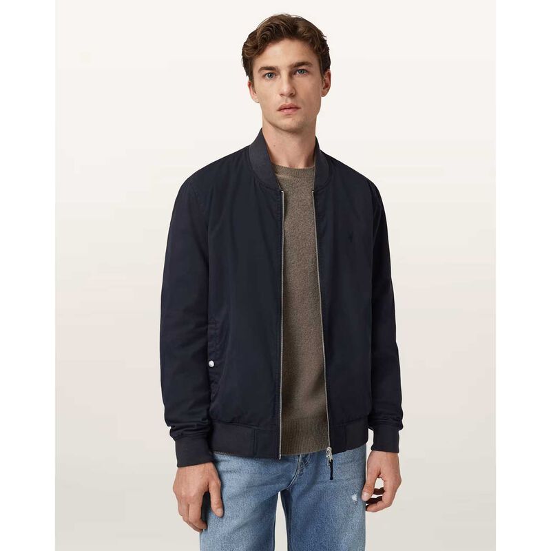 AllSaints Bassett Reversible Ramskull Bomber Jacket image number 1
